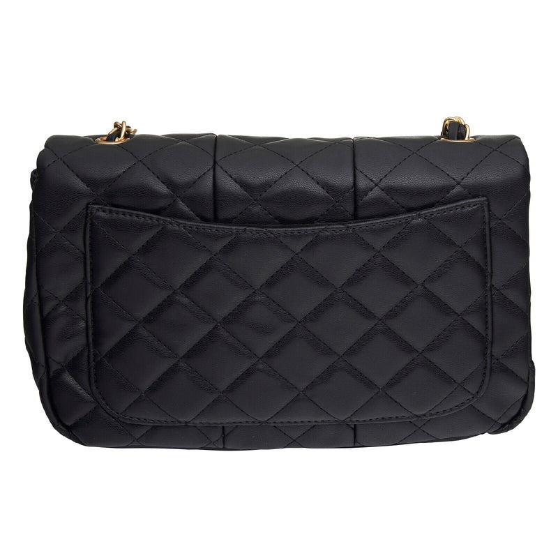 Castle Hill Handbag Womens Chic Quilted Functional Use Black