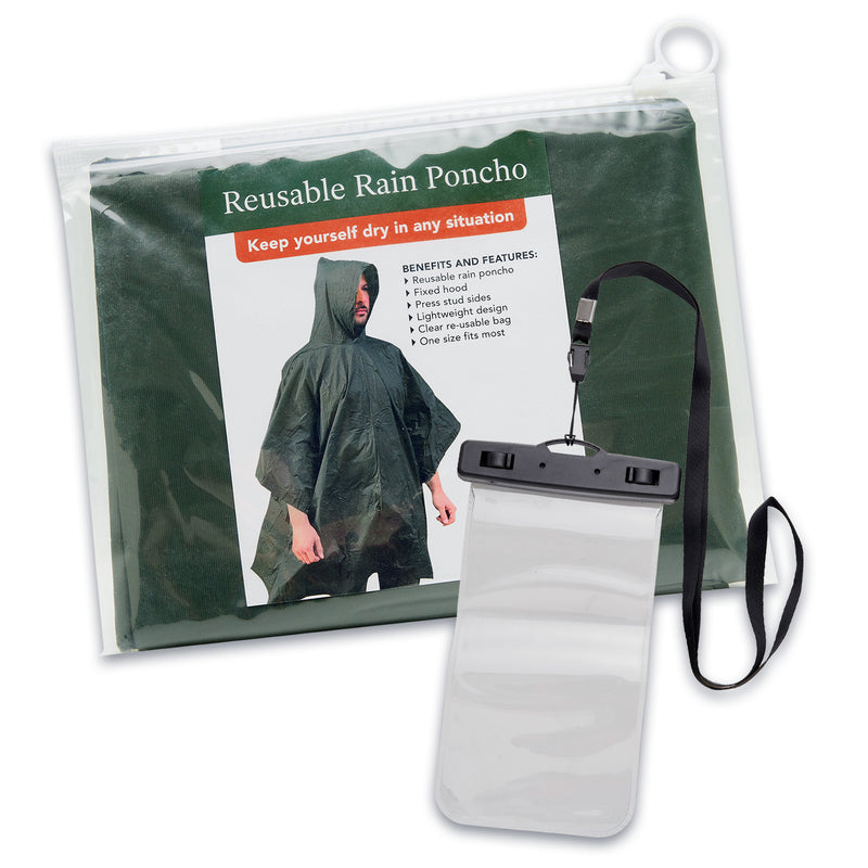 Eden Australia Outdoor Weatherproof Pack (Poncho / Dry Phone Pouch)