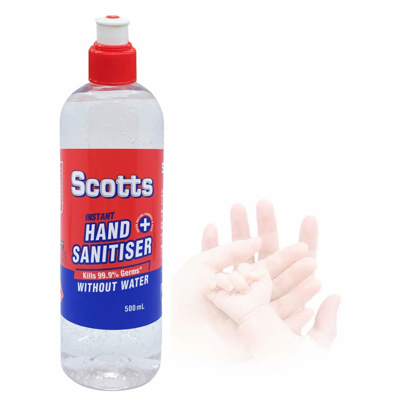 1 Bottle x 500ml Scotts Instant Hand Sanitiser Alcohol-Based Australian Made