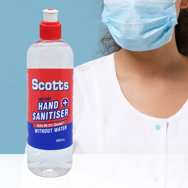 1 Bottle x 500ml Scotts Instant Hand Sanitiser Alcohol-Based Australian Made