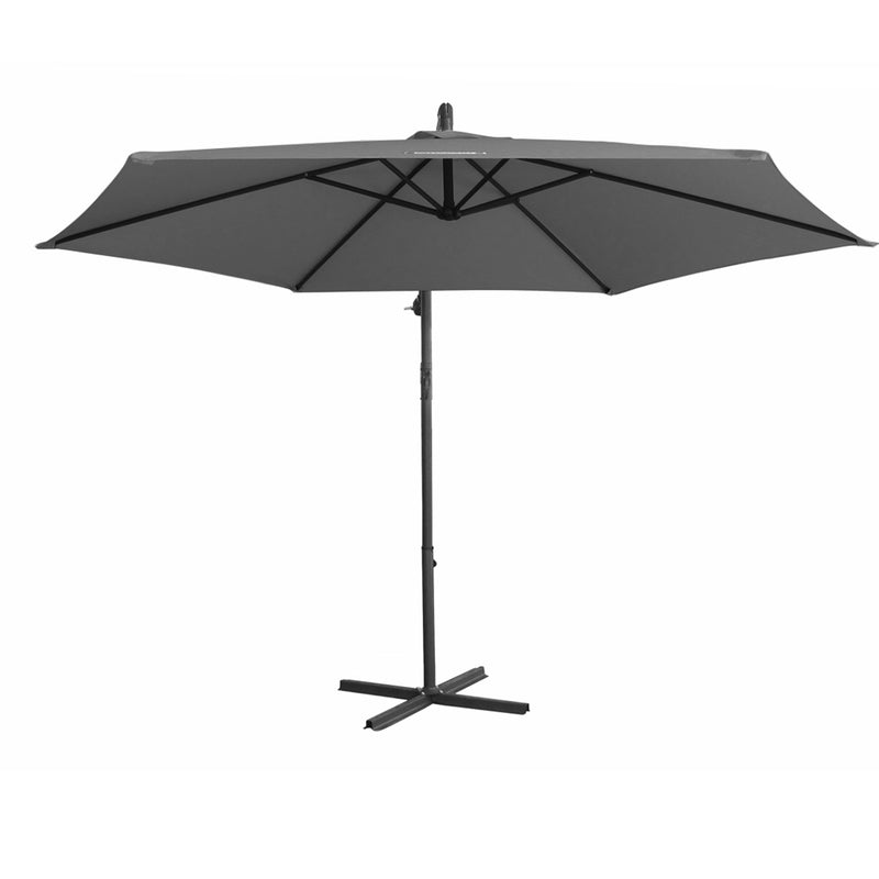 Milano Outdoor 3 Metre Cantilever Umbrella UV Sunshade Garden Patio Deck