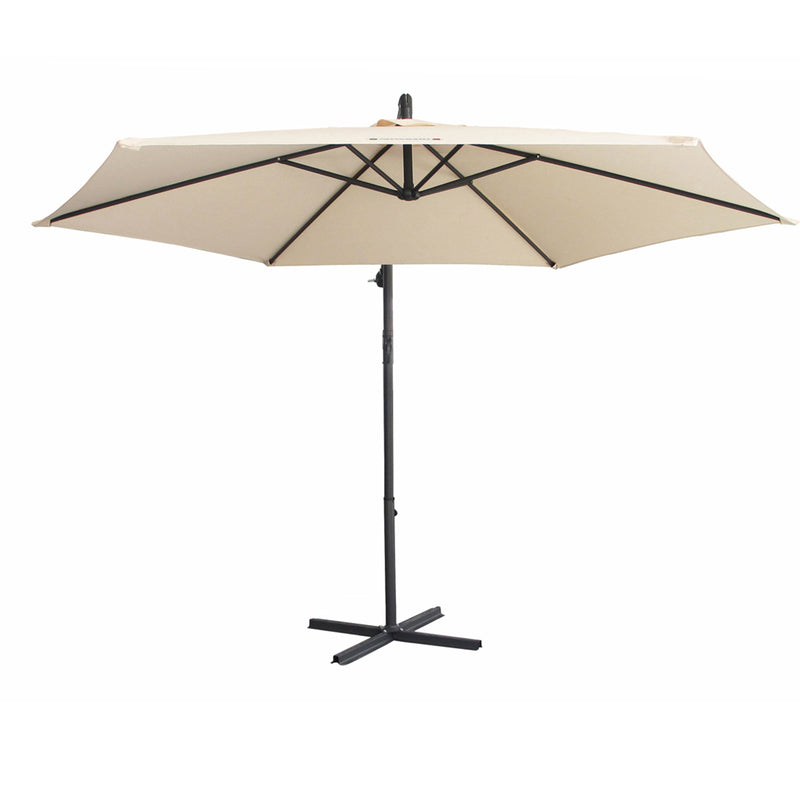 Milano Outdoor 3 Metre Cantilever Umbrella UV Sunshade Garden Patio Deck