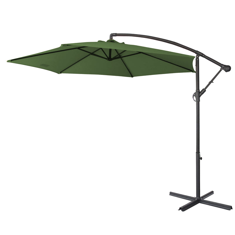 Milano Outdoor 3 Metre Cantilever Umbrella UV Sunshade Garden Patio Deck