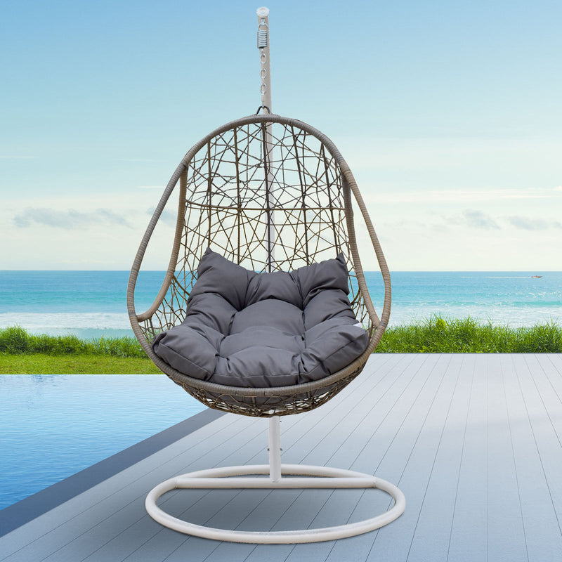 Arcadia Furniture Rocking Egg Chair Swing Lounge Hammock Pod Wicker Curved