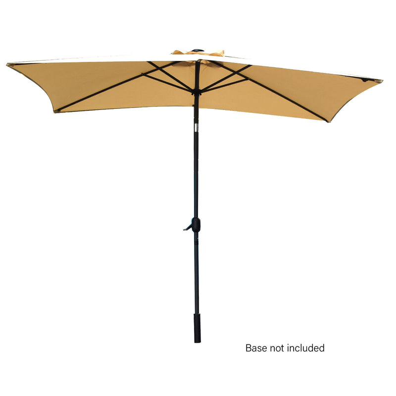 Arcadia Furniture Umbrella 3 Metre Umbrella with Solar LED Lights Garden Yard