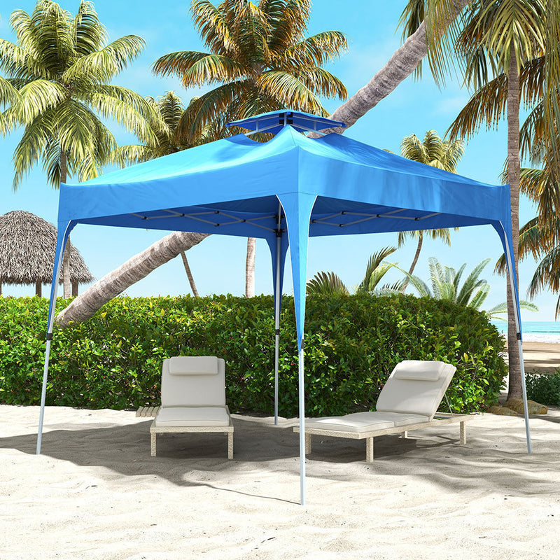 Arcadia Furniture 3M x 3M Outdoor Folding Tent - Navy