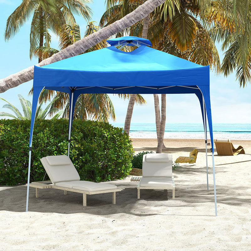 Arcadia Furniture 3M x 3M Outdoor Folding Tent - Navy