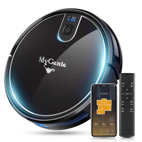 MyGenie XSonic Wifi Pro Robotic Vacuum Cleaner Carpet Wet Dry Mopping