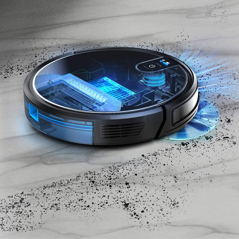 MyGenie XSonic Wifi Pro Robotic Vacuum Cleaner Carpet Wet Dry Mopping Black