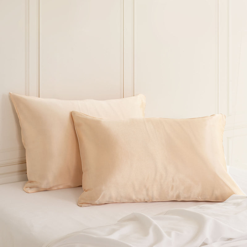 Royal Comfort Mulberry Soft Silk Hypoallergenic Pillowcase Twin Pack