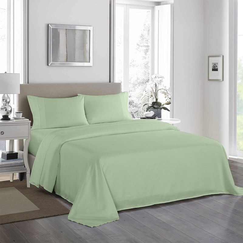 Royal Comfort 1200 Thread Count Sheet Set 4 Piece Ultra Soft Satin Weave Finish