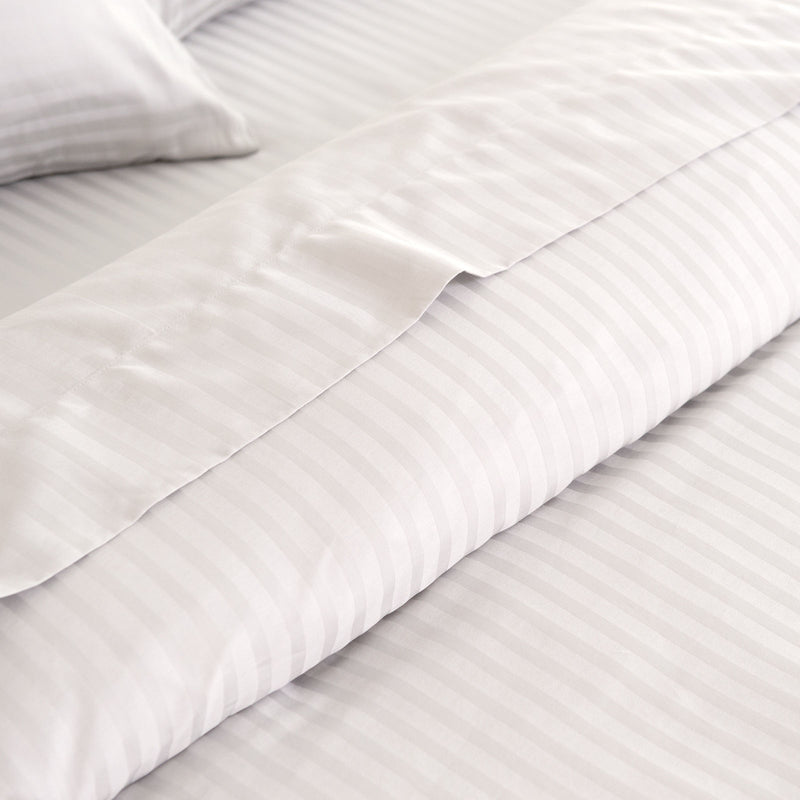 Kensington 1200 Thread Count 100% Cotton Sheet Set Stripe Hotel Grade