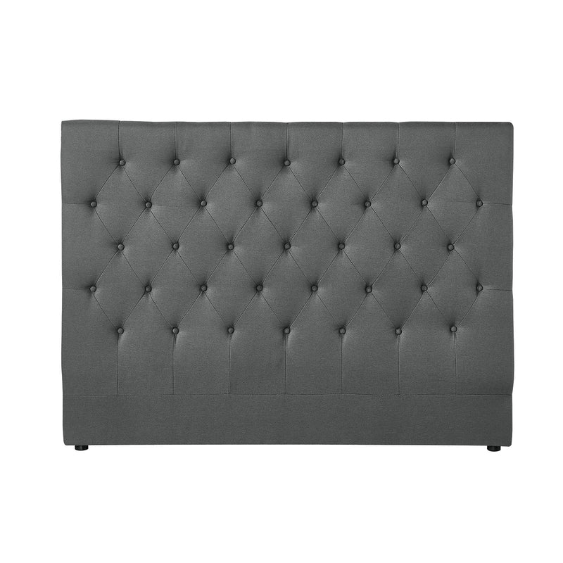 Milano Decor Madrid Tufted Charcoal Bed Head Headboard Bedhead Upholstered