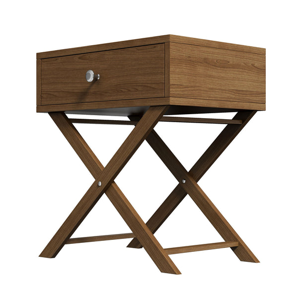 Milano Decor Bedside Table Surry Hills Oak Storage Cabinet Bedroom