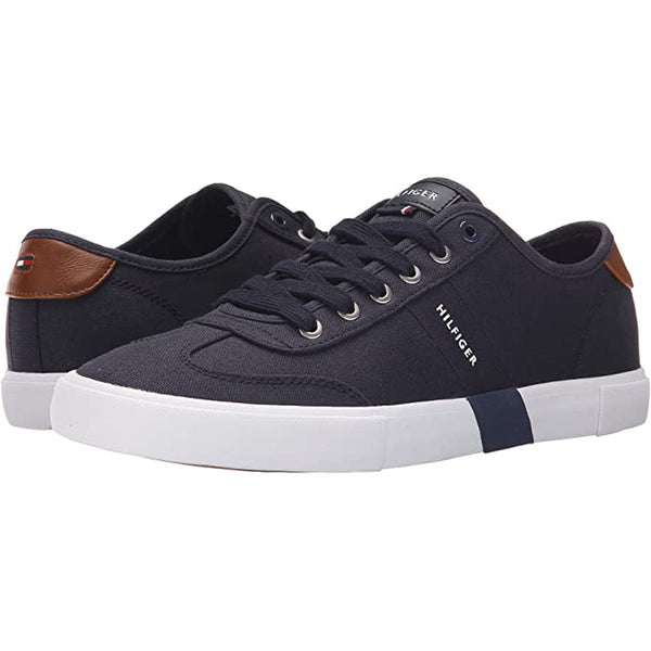 Tommy Hilfiger Shoes Sneakers Pandora Mens Casual Round Toe Dark Blue Brand New