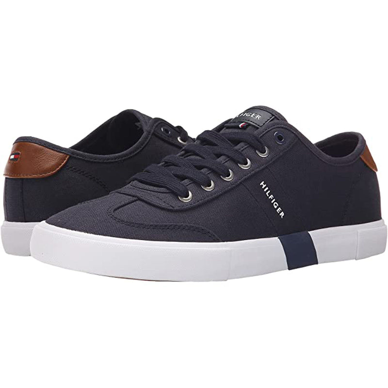 Tommy Hilfiger Shoes Sneakers Pandora Mens Casual Round Toe Dark Blue Brand New