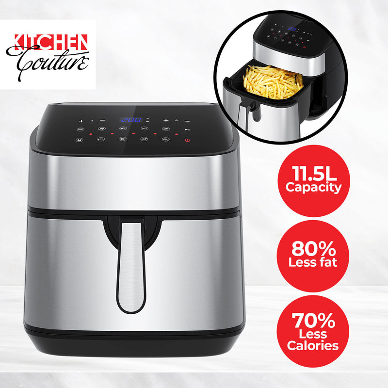 Kitchen Couture 11.5 Litre Air Fryer Multifunctional LCD Digital Display