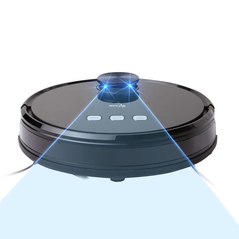 MyGenie Laser Smart Pro IQ 360 Robot Vacuum Cleaner Black WIFI Remote Control