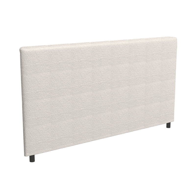 Milano Decor Gia Boucle Bedhead Headboard Upholstered Luxury Cushioned White