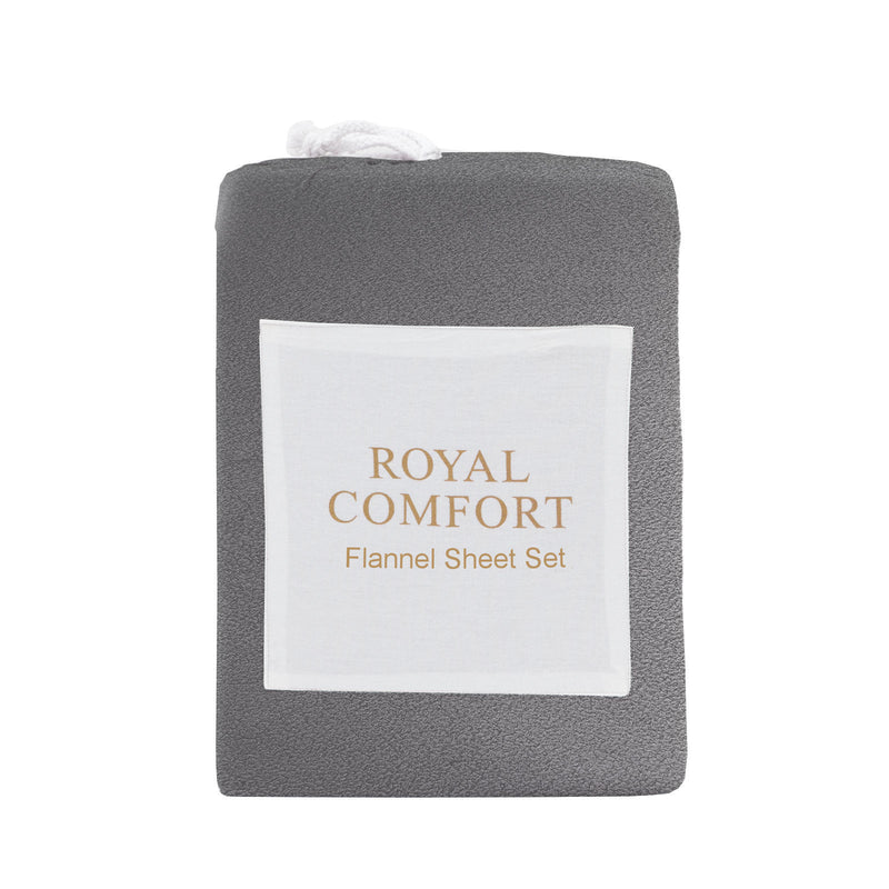 Royal Comfort Fleece Flannel Sheet Set Ultra Soft Warm Winter Thermal Bedding