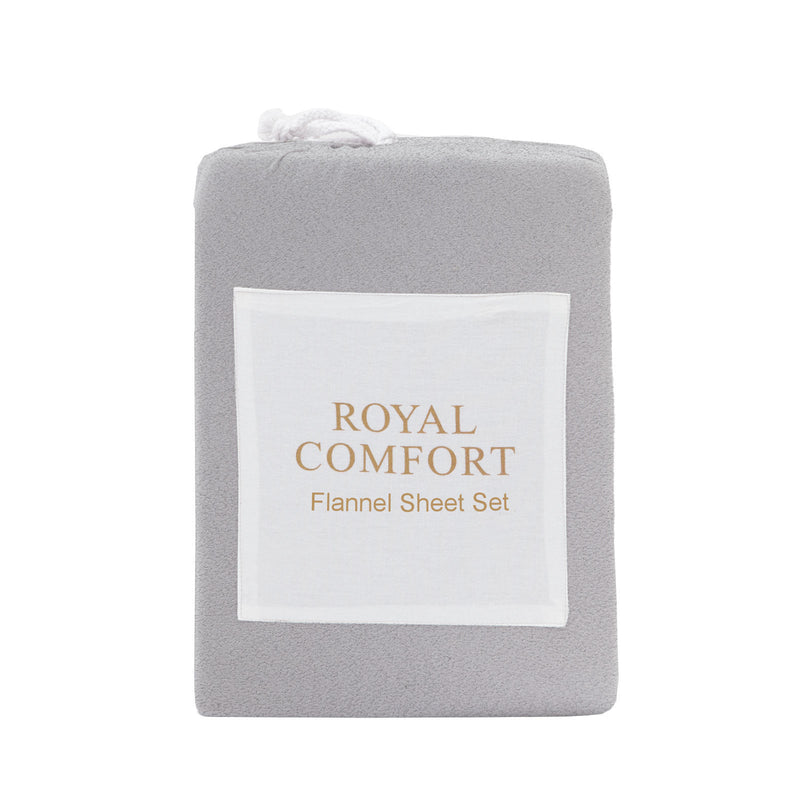 Royal Comfort Polar Fleece Flannel Sheet Set Ultra Soft Plush Cozy