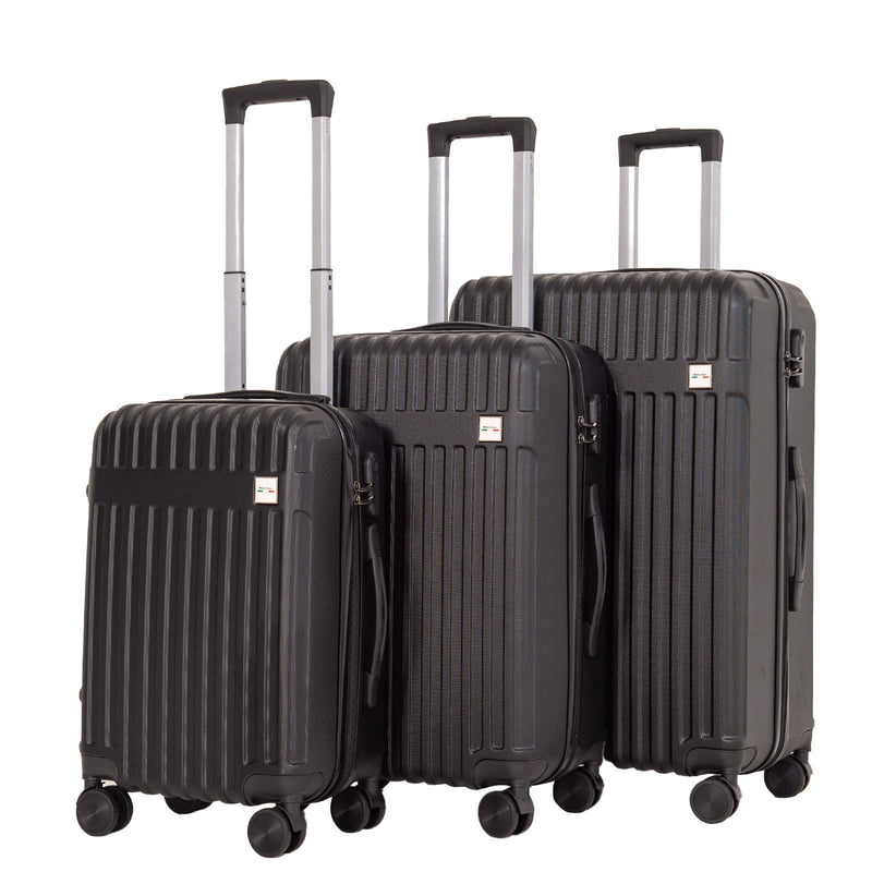 Milano Decor Luggage Set Travel Hard Case 20" 24" 28" Hard Case Durable