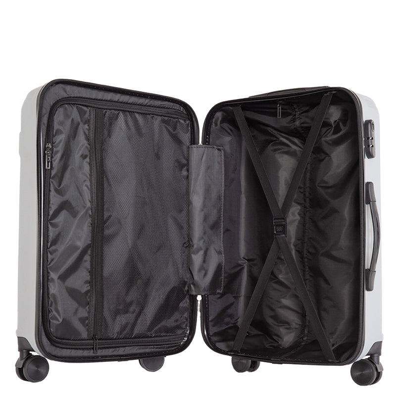 Milano Decor 3 Piece Luggage Set Travel Hard Case 20" 24" 28" Hard Case Durable