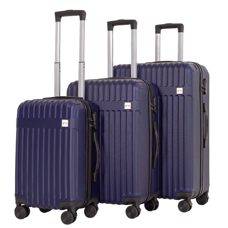 Milano Decor Luggage Set Travel Hard Case 20" 24" 28" Hard Case Durable