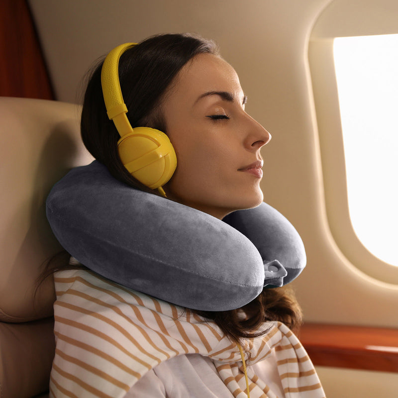 Milano Decor Memory Foam Travel Neck Pillow