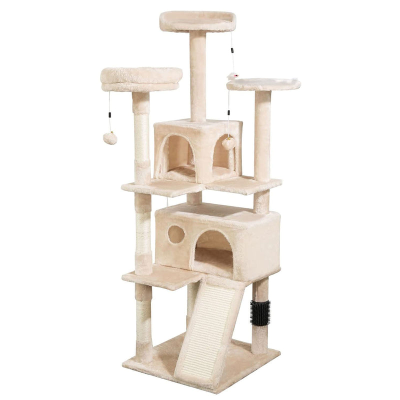 4Paws Cat Tree Scratching Post House Furniture Bed Luxury Plush Play 152cm