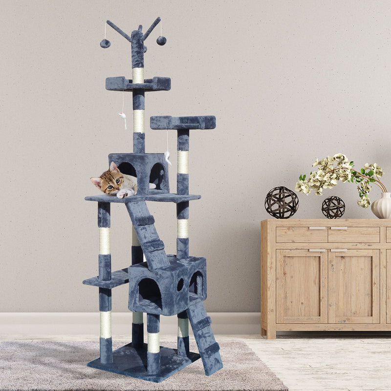 4Paws Cat Tree Scratching Post House Furniture Bed Luxury Plush