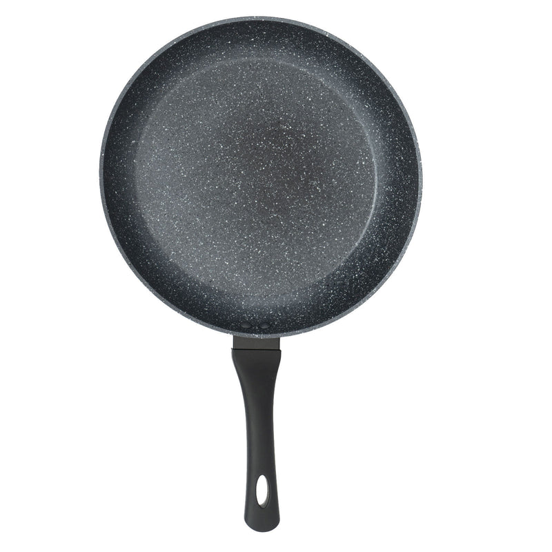 Stone Chef Forged Frying Pan Cookware Kitchen Fry Pan Black 24cm