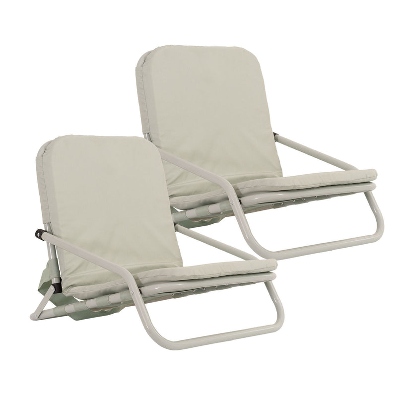 Havana Outdoors Beach Chair Portable Summer Camping Foldable Folding 2 Pack