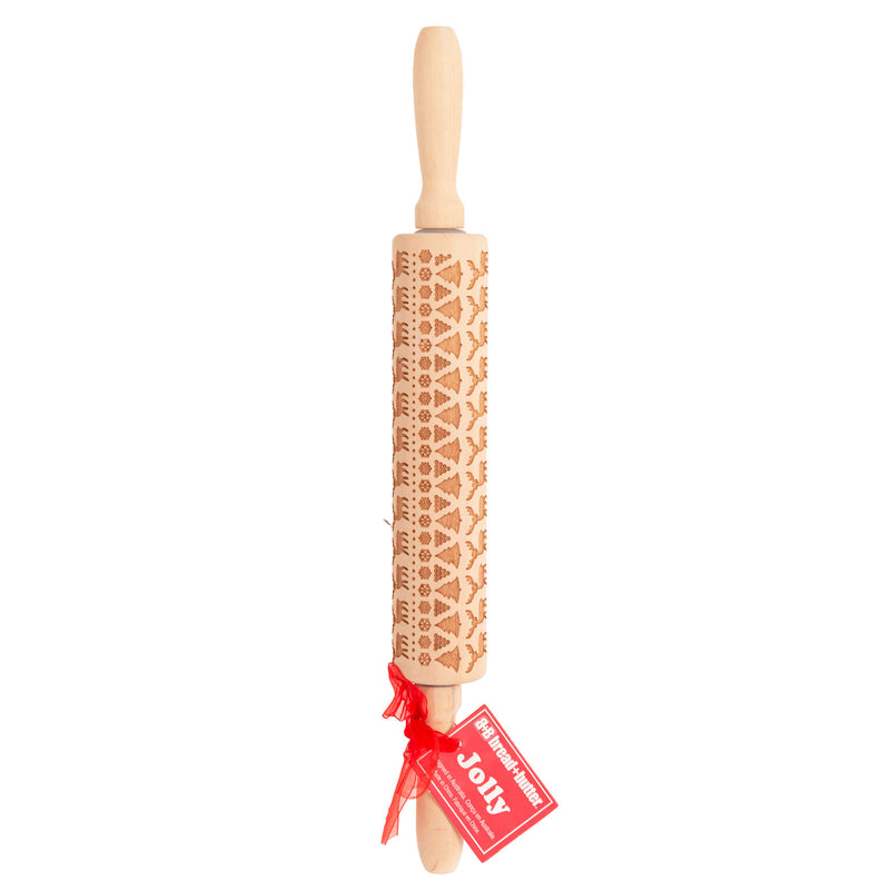 Bread and Butter Laser Etch Wooden Rolling Pin - Fairisle