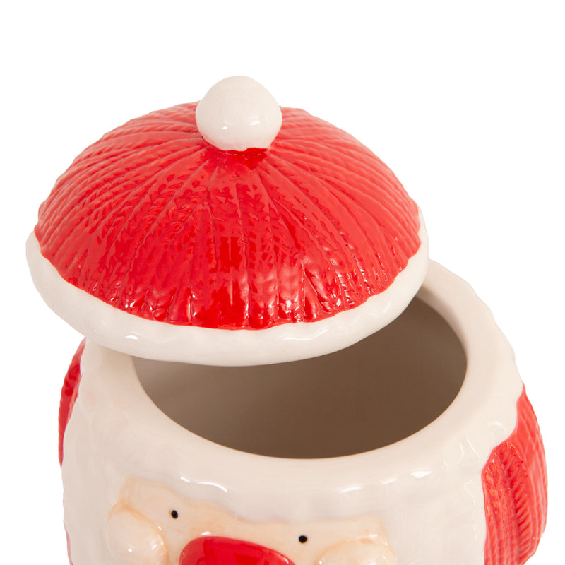 Bread and Butter Santa Canister - 19 x 14cm - Red