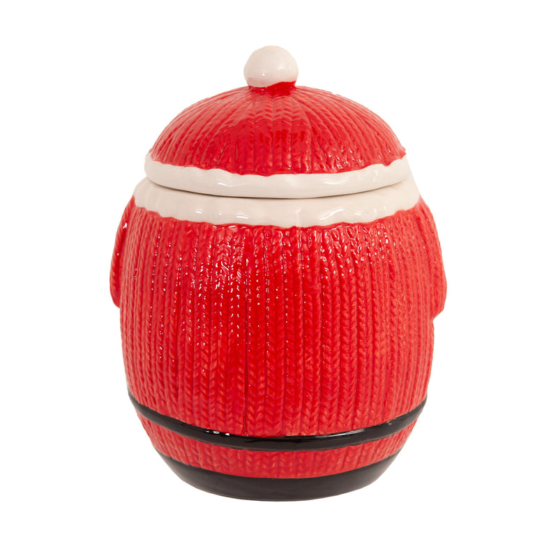 Bread and Butter Santa Canister - 19 x 14cm - Red