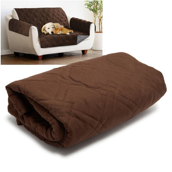 Sprint Industries Reversible Slipover Pet Couch Sofa Cover Protector Armchair