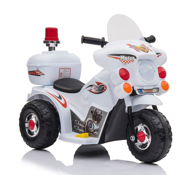 Kids Ride-On Motorbike Motorcycle Electric Bike Toy Car Trike Battery Red/White