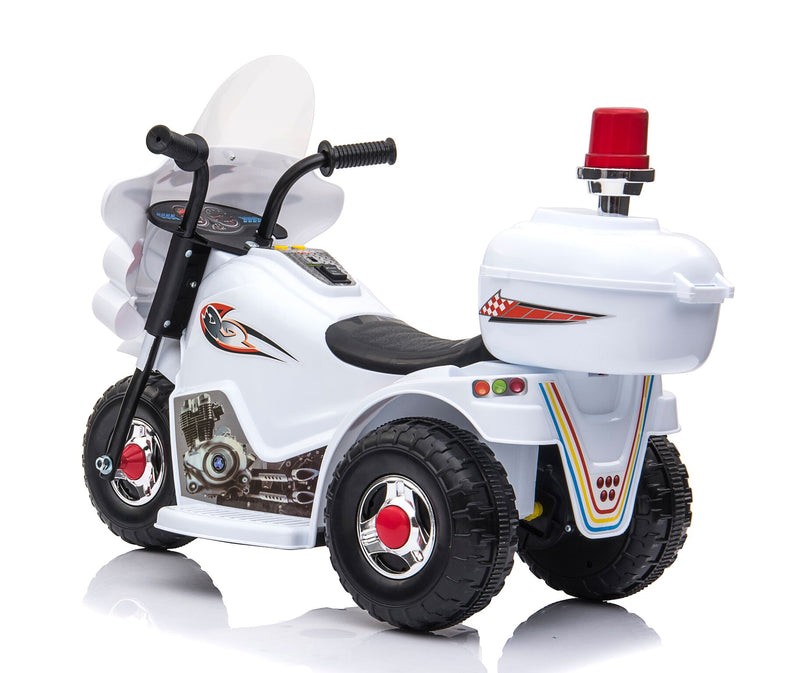 Kids Ride-On Motorbike Motorcycle Electric Bike Toy Car Trike Battery Red/White