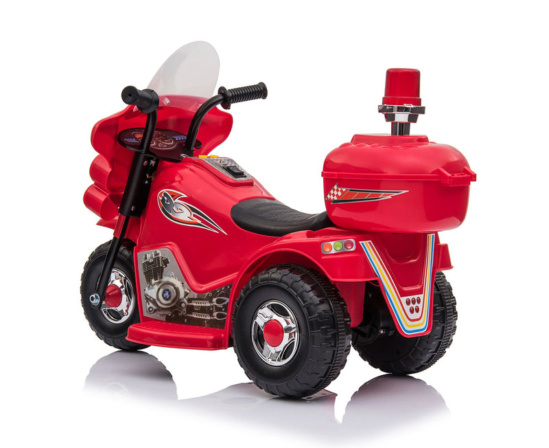 Kids Ride-On Motorbike Motorcycle Electric Bike Toy Car Trike Battery Red/White