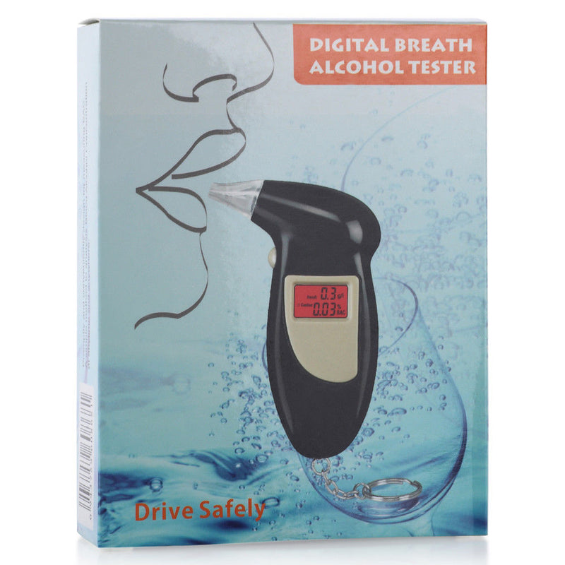 Professional Digital Breath Alcohol Tester Portable High Precision Breathalyzer