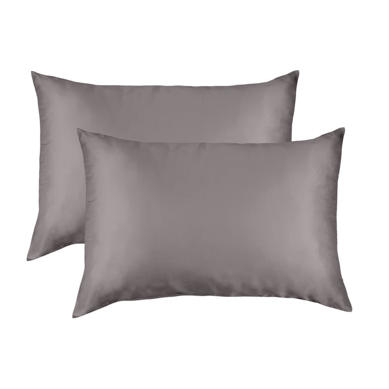 Royal Comfort Mulberry Soft Silk Hypoallergenic Pillowcase Twin Pack