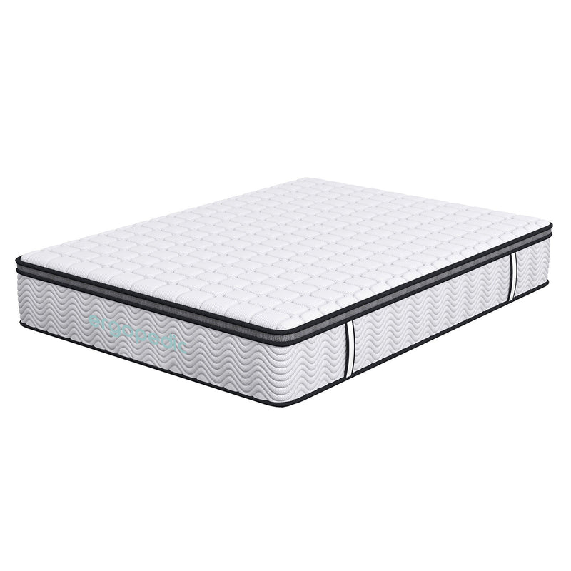 Ergopedic Mattress 5 Zone Latex Pocket Spring Mattress In A Box 30cm All Sizes