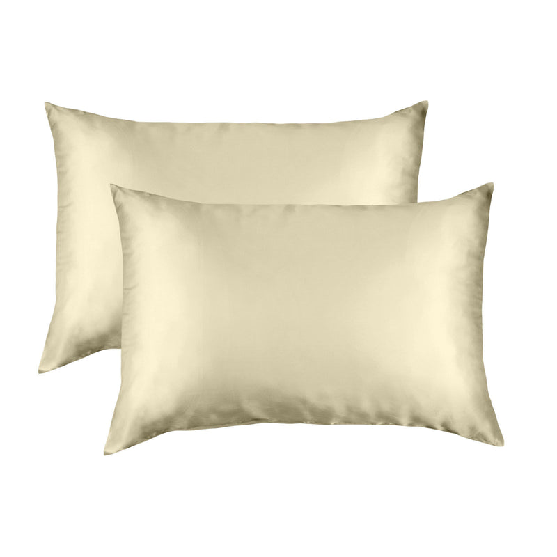 Royal Comfort Mulberry Soft Silk Hypoallergenic Pillowcase Twin Pack 51 x 76cm