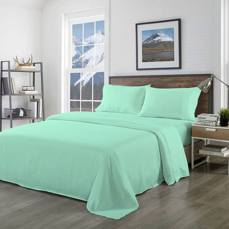 Royal Comfort Bamboo Blended Sheet & Pillowcases Set 1000TC Ultra Soft Bedding