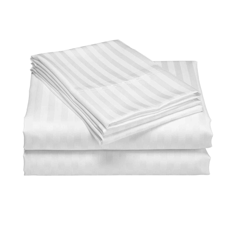 Royal Comfort 1200TC Sheet Set Damask Cotton Blend Ultra Soft Sateen Bedding