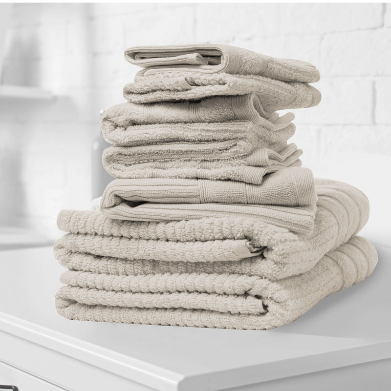 Royal Comfort Eden Cotton 600GSM 8 Piece Luxury Bath Towels Set