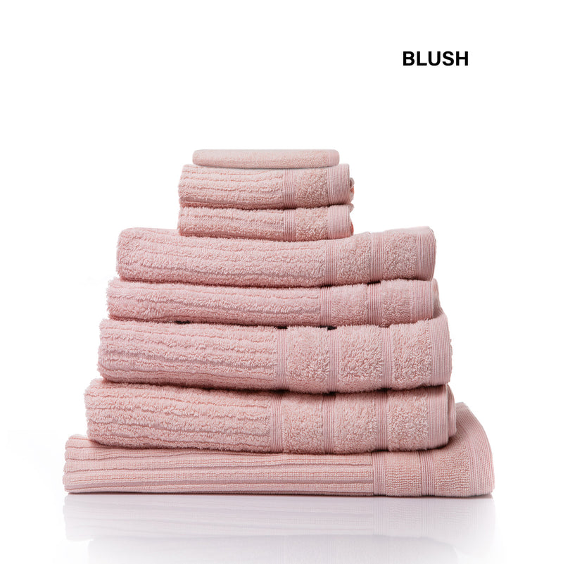 Royal Comfort Eden Cotton 600GSM 8 Piece Luxury Bath Towels Set