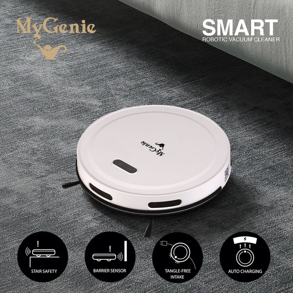 MyGenie Smart Robotic Vacuum Cleaner App Controlled Carpet Floors Auto Robot