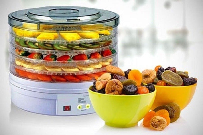 5 Tray Food Dehydrator Fruit Preserver Maker Commercial Dehydrators